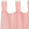 vidaXL Rideaux en voile avec boucles 2 pcs rose 140x225 cm