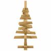 vidaXL Arbres de Noël avec support Marron 60 cm Bois massif en pin