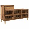 vidaXL Cabinet &agrave; chaussures avec tiroir Bois ancien 102 x 36 x 60 cm