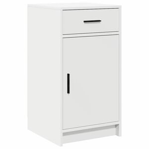 vidaXL Buffet Blanc 40 x 40.5 x 75 cm Bois d'ing&eacute;nierie