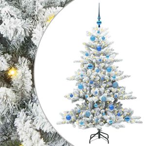vidaXL Sapin de No&euml;l Artificiel &agrave; Branches Articul&eacute;es Blanc 150 cm