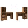 vidaXL Bureau avec tiroir 2 pcs Bois ancien
