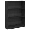vidaXL &Eacute;tag&egrave;re 80 x 24 x 109 cm Bois d'ing&eacute;nierie Ch&ecirc;ne noir