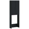 vidaXL Armoire de toilette BREDA Noir 66 x 25,5 x 190 cm