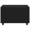 vidaXL Table basse Chêne noir 60 x 60 x 38 cm Bois d'ingénierie