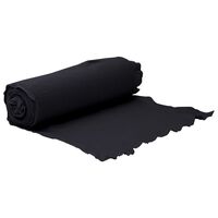 vidaXL Membrane géotextile noir 1 x 50 m fibre de polyester