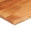 vidaXL Dessus de table 100x80x3,8 cm rectangulaire bois massif acacia