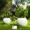 LECHUZA Jardini&egrave;re PURO Color 50 ALL-IN-ONE diam&egrave;tre 50 cm blanc