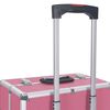 vidaXL Chariot de maquillage Aluminium Rose