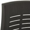 vidaXL Chaises inclinables de jardin lot de 2 Plastique Anthracite