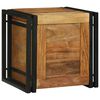 vidaXL Bo&icirc;te de rangement Marron et Noir 40 x 40 x 40 cm