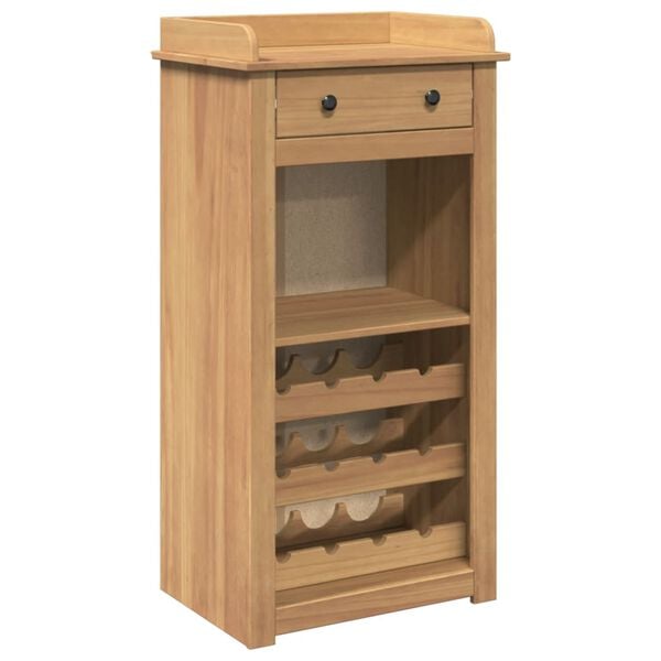 vidaXL Armoire à vin Panama 57x40x111,5 cm bois de pin massif