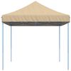 vidaXL Tente de r&eacute;ception pliable escamotable beige 440x292x315 cm