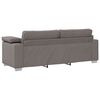 vidaXL Canap&eacute; Taupe Dimensions globales: 219 x 80 x 80 cm (l x P x H)