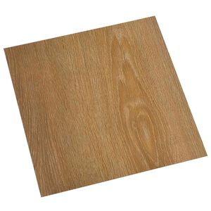 vidaXL Lattes de rev&ecirc;tement de sol autocollantes bois 30,5 x 30,5 cm