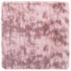 vidaXL Tapis Shaggy &agrave; poils longs NAVARRA rose poudr&eacute; 240x240 cm
