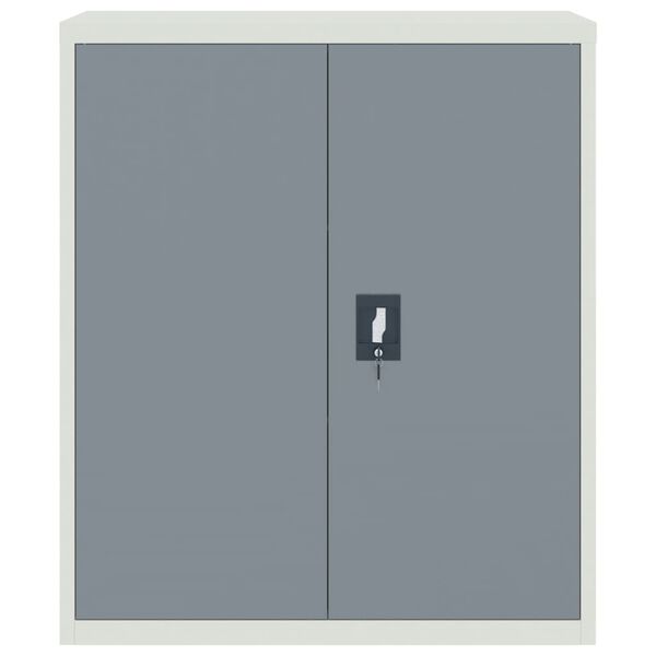 vidaXL Classeur gris clair et gris fonc&eacute; 90x40x105 cm acier