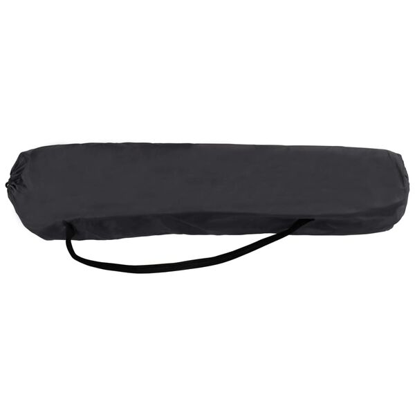 vidaXL Chaise longue pliable Bleu Acier