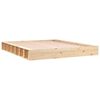 vidaXL Cadre de lit sans matelas 150x200 cm bois massif