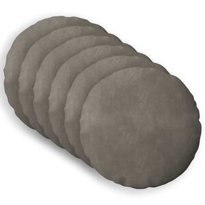 vidaXL Coussin avec oreiller HEERLEN 6 pi&egrave;ces Gris clair Velours