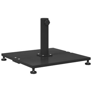 vidaXL Pied de parasol 25.95 kg Noir Carr&eacute;