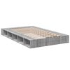 vidaXL Cadre de lit sans matelas sonoma gris 120x200 cm