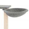vidaXL Arbre &agrave; chat avec griffoirs gris clair 82 cm