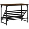 vidaXL Étagère à chaussures chêne marron 60x30x45 cm bois d'ingénierie