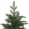 vidaXL Sapin de No&euml;l artificiel Vert 150 cm PVC, m&eacute;tal et plastique