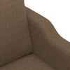 vidaXL Fauteuil Marron 60 cm Tissu