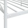 vidaXL Lit de repos sans matelas blanc 100x200 cm acier