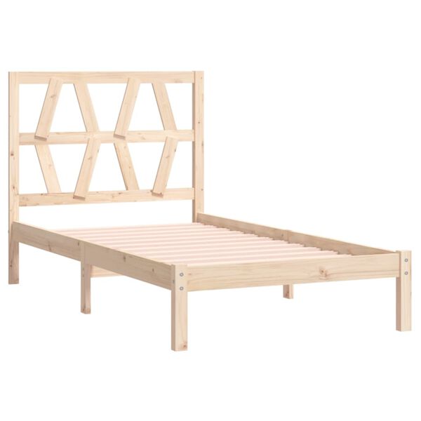 vidaXL Cadre de lit sans matelas bois massif