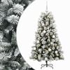 vidaXL Sapin de No&euml;l artificiel articul&eacute; avec boules 150 cm 150 LED