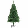 vidaXL Sapin de Noël artificiel Vert 120 cm PVC, Acier et Plastique