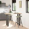 vidaXL Pieds de table de bar 4 pi&egrave;ces Anthracite 100-102 cm Acier