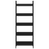 vidaXL Biblioth&egrave;que &agrave; 5 niveaux noir 60x27,6x158,5cm bois d'ing&eacute;nierie
