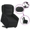 vidaXL Fauteuil inclinable &eacute;lectrique noir tissu