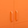 vidaXL Garde-robe Orange 90x50x180 cm Acier