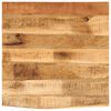 vidaXL Dessus de table 80x80x3,8 cm bord vif bois massif manguier brut