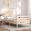 vidaXL Cadre de lit sans matelas 90x200 cm bois massif
