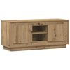vidaXL Meuble TV 102 x 35 x 45 cm Ch&ecirc;ne artisanal Bois d'ing&eacute;nierie