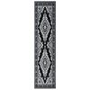 vidaXL Tapis BCF Noir 80x400 cm