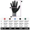 vidaXL Gants de Travail 12 pcs Gris et Noir 10 / xl Polyester