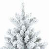 vidaXL Sapin de No&euml;l Artificiel &agrave; Branches Articul&eacute;es Blanc 210 cm