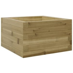 vidaXL Jardini&egrave;re 40x40x23 cm bois de pin impr&eacute;gn&eacute;