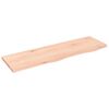 vidaXL Comptoir de salle de bain 100x30x2 cm bois massif non trait&eacute;