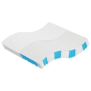 vidaXL Matelas &agrave; ressorts ensach&eacute;s duret&eacute; moyenne 180x200 cm