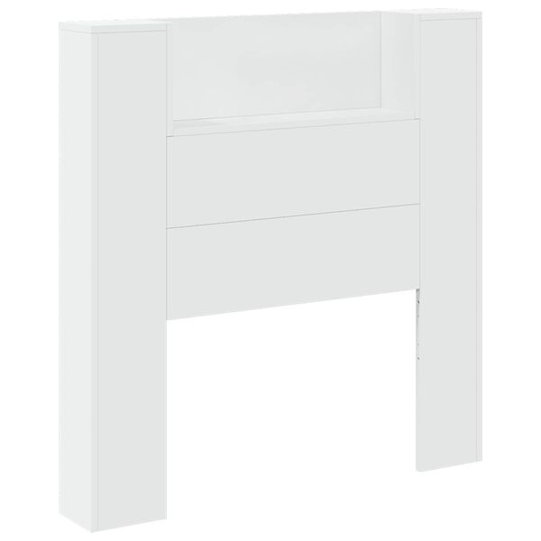 vidaXL T&ecirc;te de lit Blanc 100 x 16,5 x 103,5 cm Bois d'ing&eacute;nierie