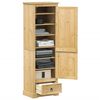 vidaXL Garde-robe Corona 55x38x170 cm bois de pin massif