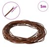 vidaXL Corde en Cuir Marron Clair &Oslash;1 mm x 5 m Cuir